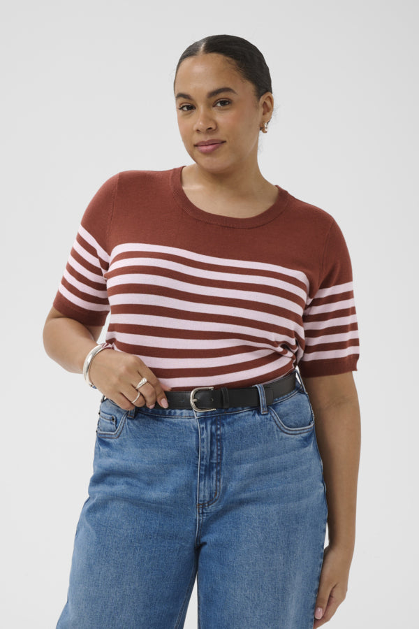 Kaffe Curve Lizzy Striped Pullover
