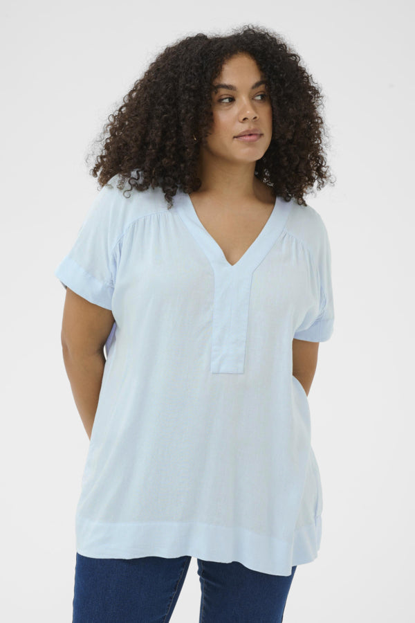 Kaffe Curve Mille Wing Sleeveless Blouse