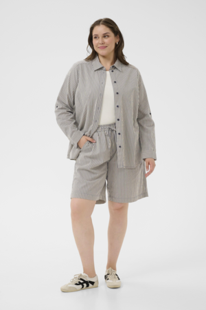 Kaffe Curve Nana Striped Shorts