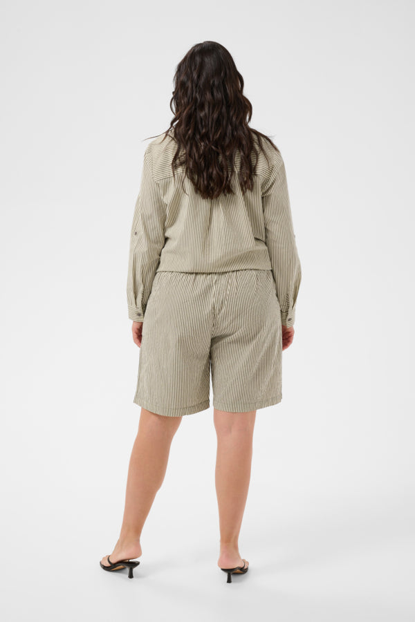 Kaffe Curve Nana Striped Shorts