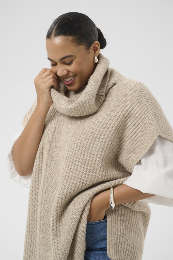 Kaffe Mala Knit Poncho