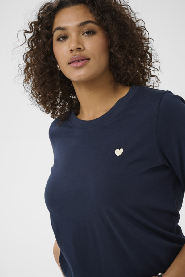 Kaffe Curve Art Tee