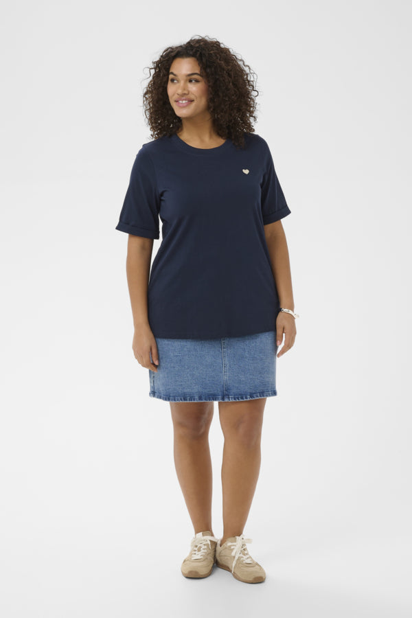 Kaffe Curve Art Tee