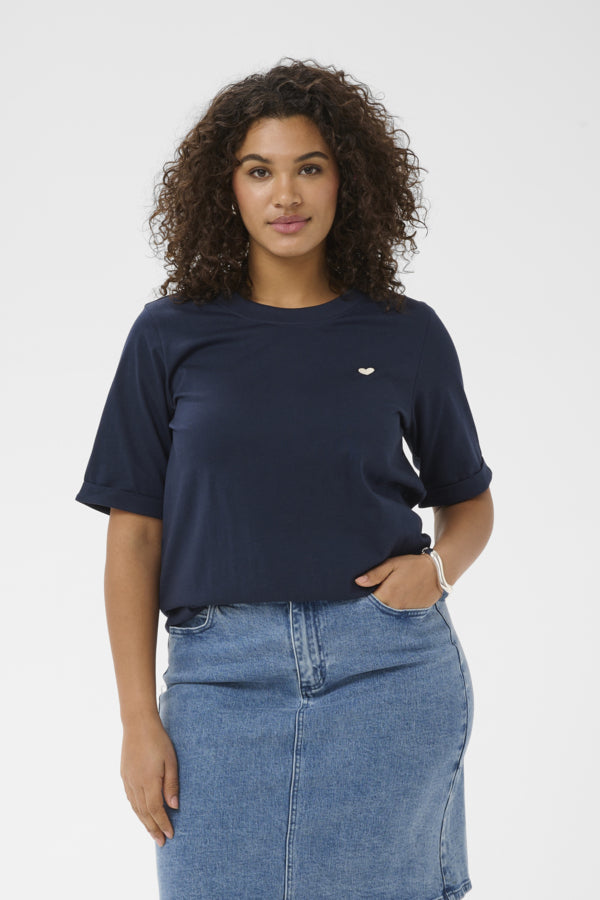Kaffe Curve Art Tee