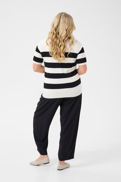 Kaffe Curve Lizzy Striped V-Neck