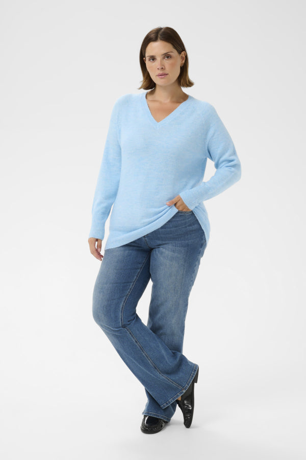 Kaffe Curve V-Neck Pullover