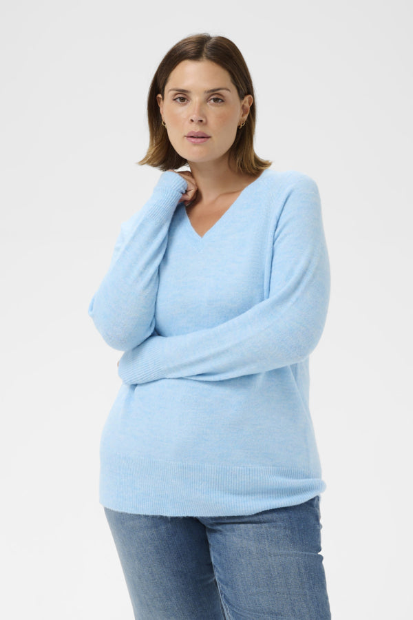 Kaffe Curve V-Neck Pullover