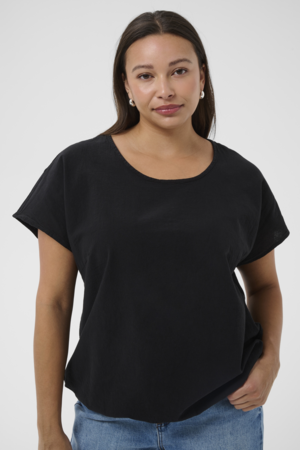 Kaffe Curve Nana Short Sleeve Blouse