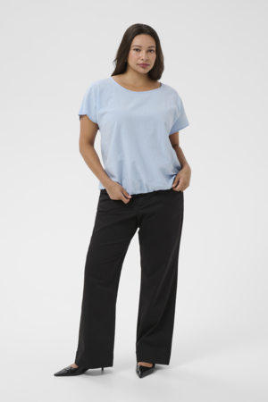 Kaffe Curve Nana Short Sleeve Blouse