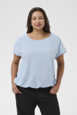 Kaffe Curve Nana Short Sleeve Blouse