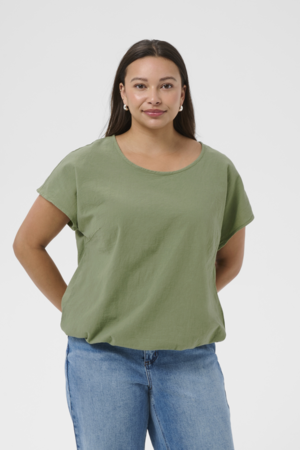 Kaffe Curve Nana Short Sleeve Blouse