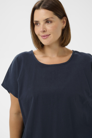 Kaffe Curve Nana Short Sleeve Blouse