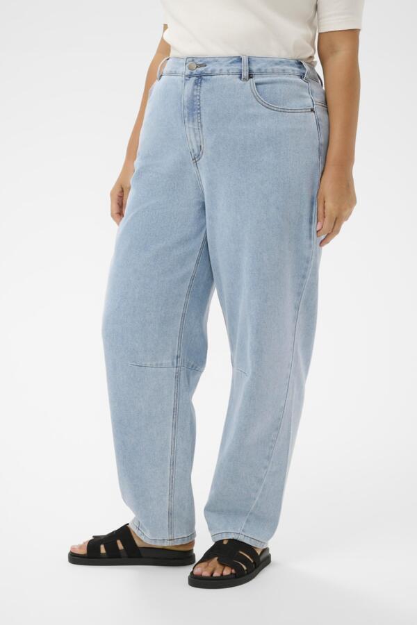 Kaffe Curve Ninna Cropped Barrel Jeans
