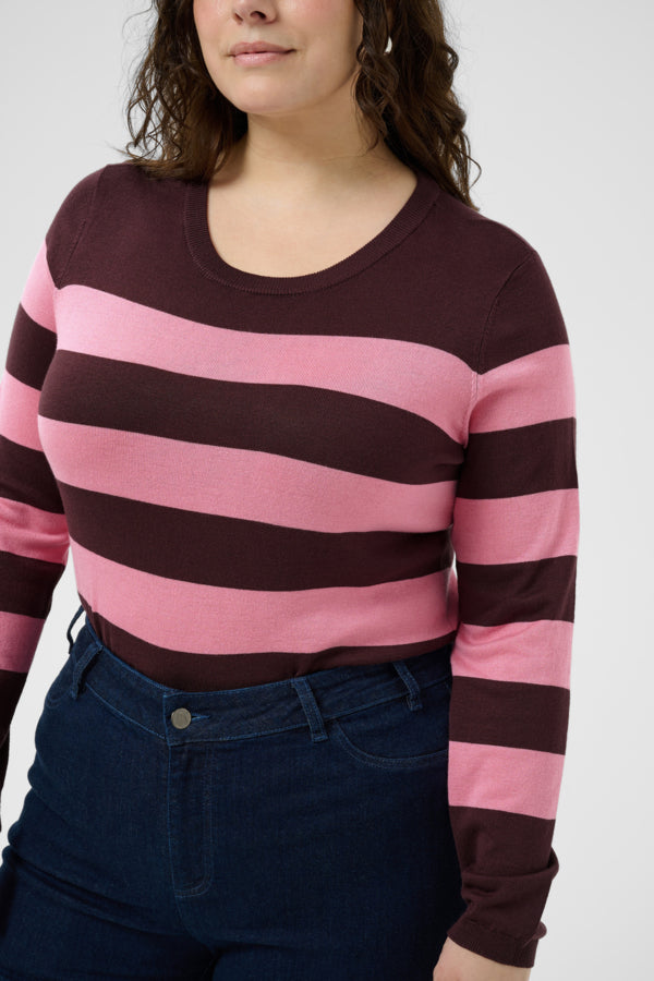 Kaffe Curve Lizzy Striped Pullover
