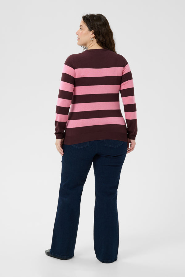 Kaffe Curve Lizzy Striped Pullover