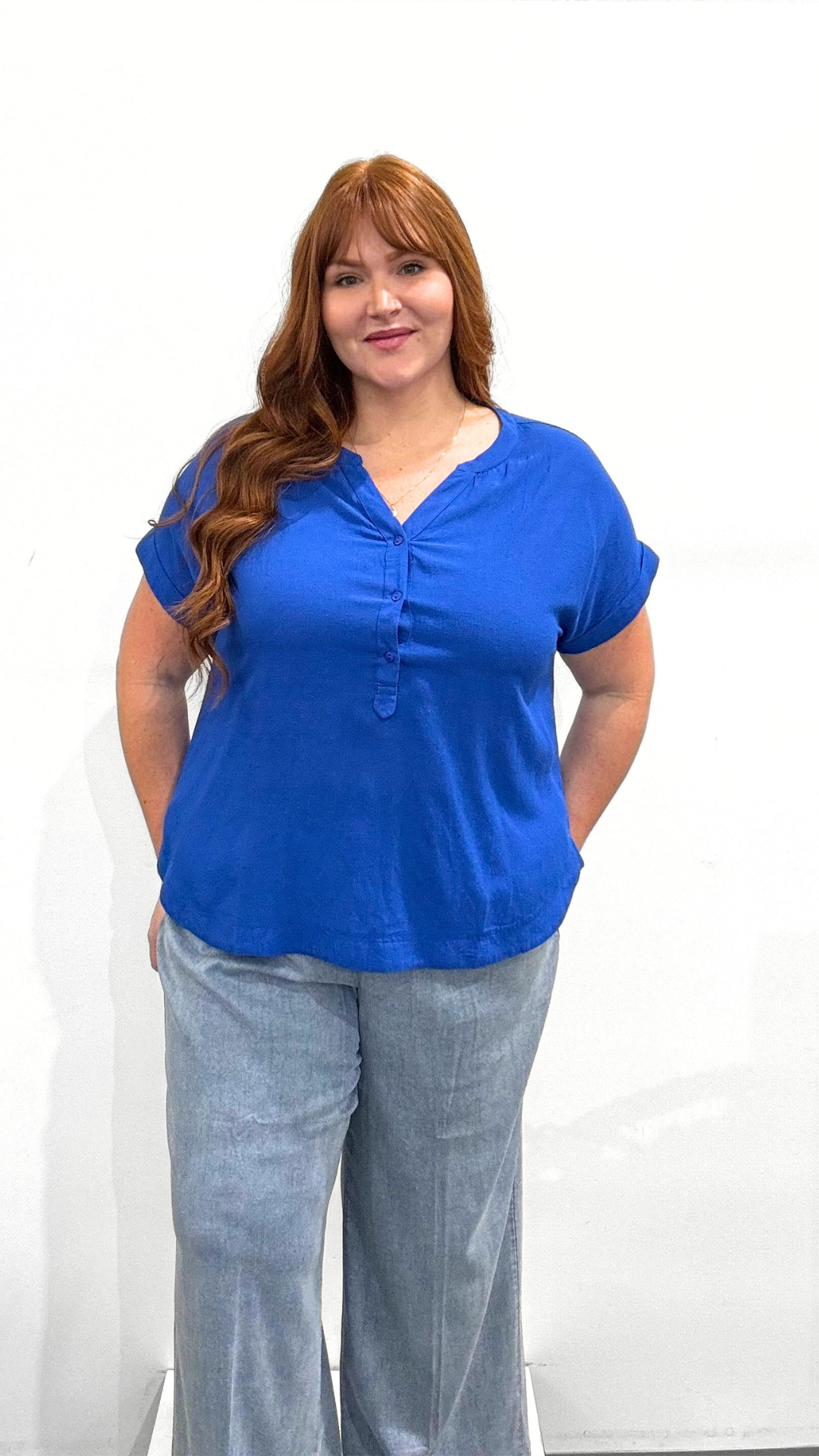 Orientique V-Neck Top