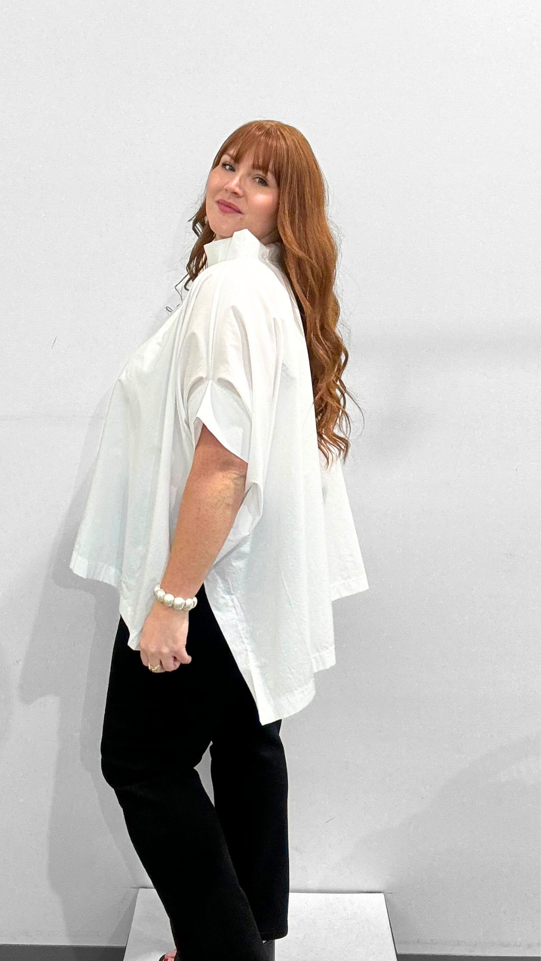 Tirelli Statement Neck Tunic