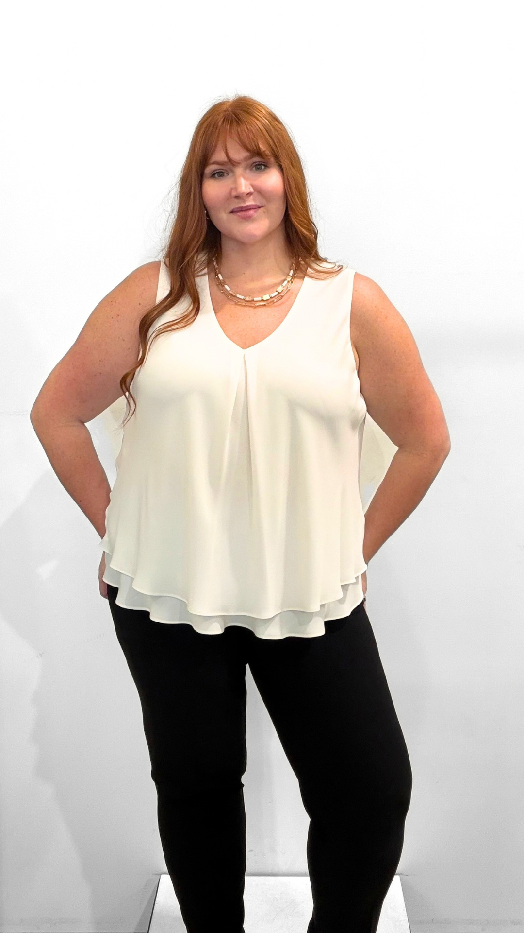 Frank Lyman Sleeveless Blouse