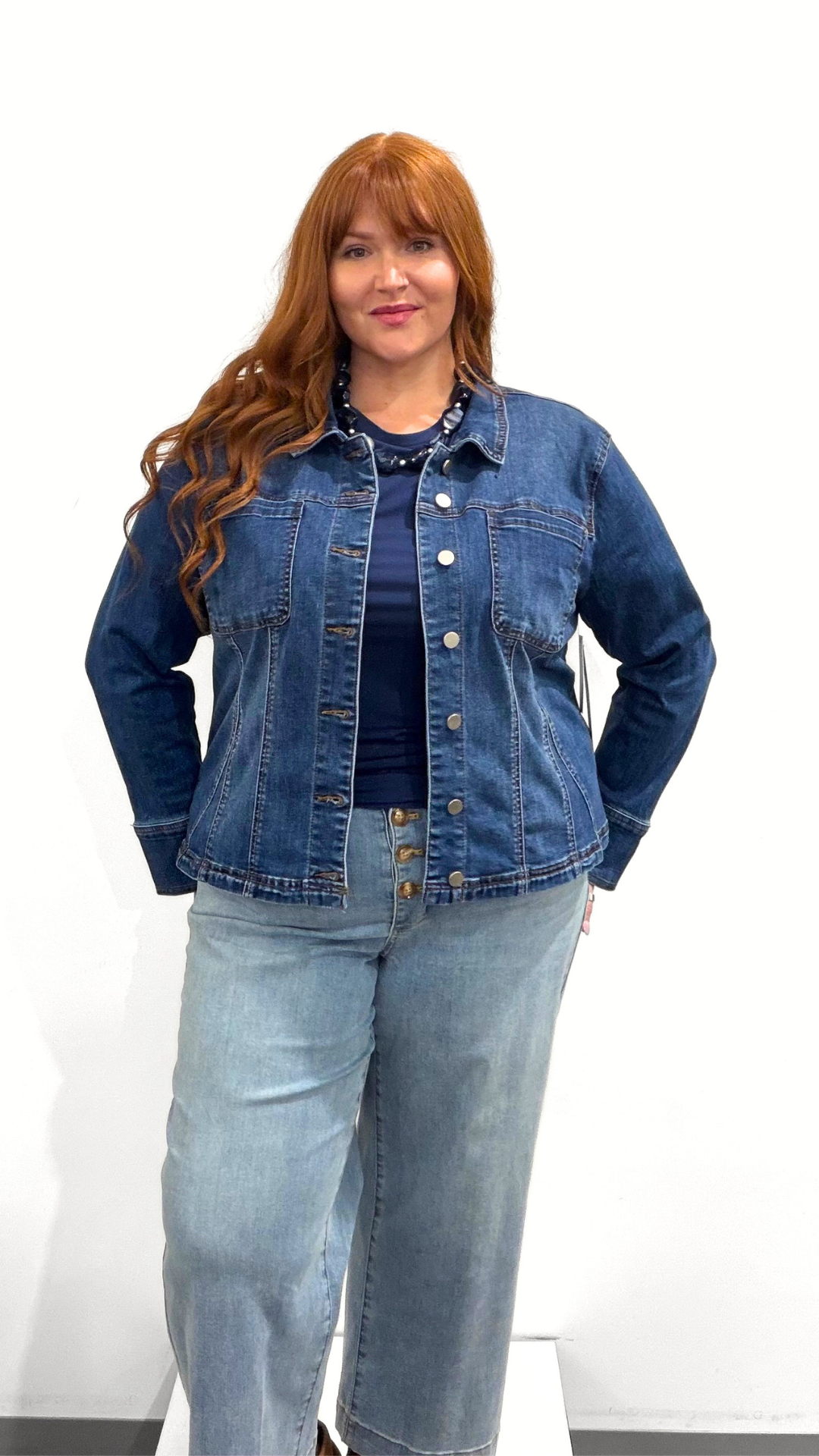 Tribal Audrey Button Fly Denim Jeans