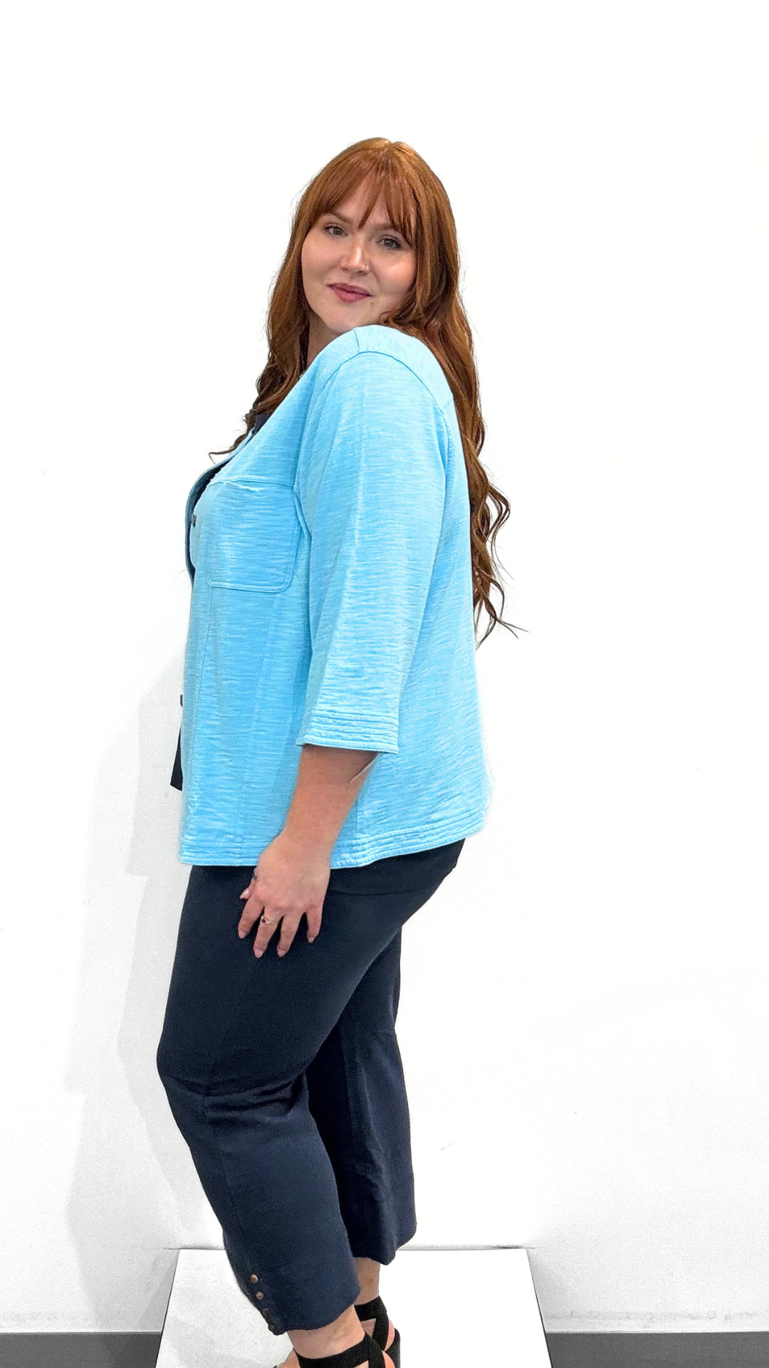 Wild Palms 3/4 Sleeve Cardigan