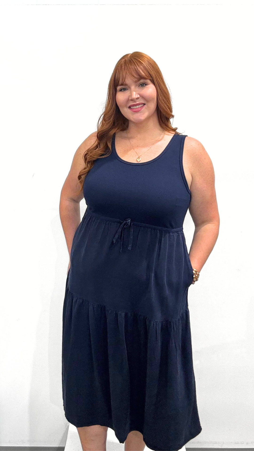 Tribal Mix Media Dress
