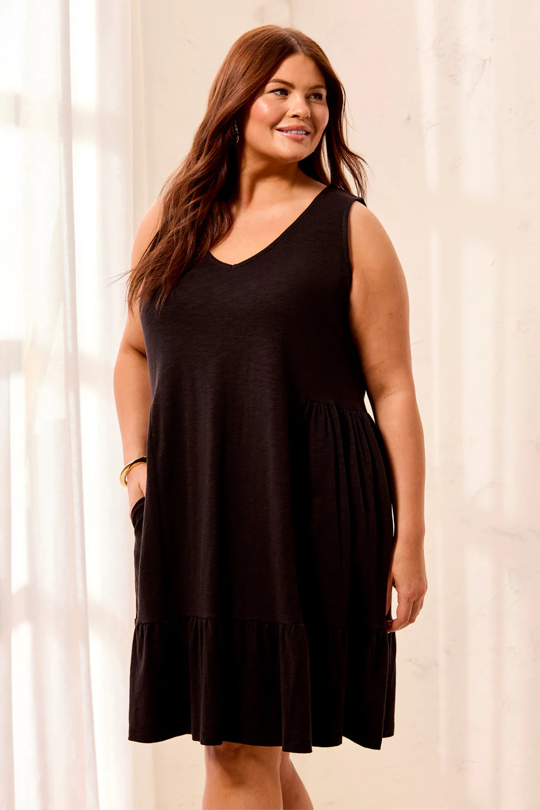 Tribal V-Neck Dress
