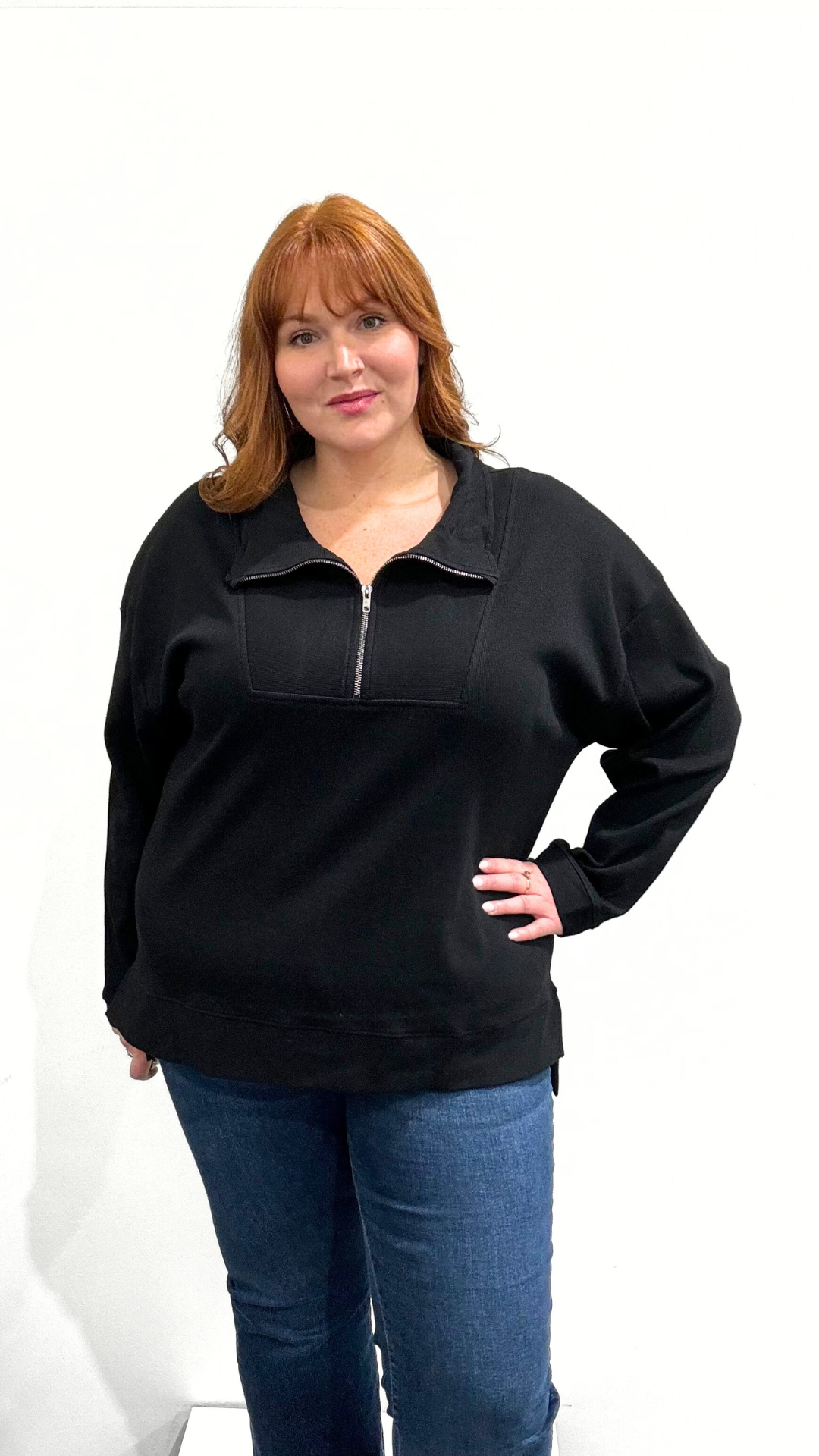 Orientique 3/4 Zip Sweatshirt