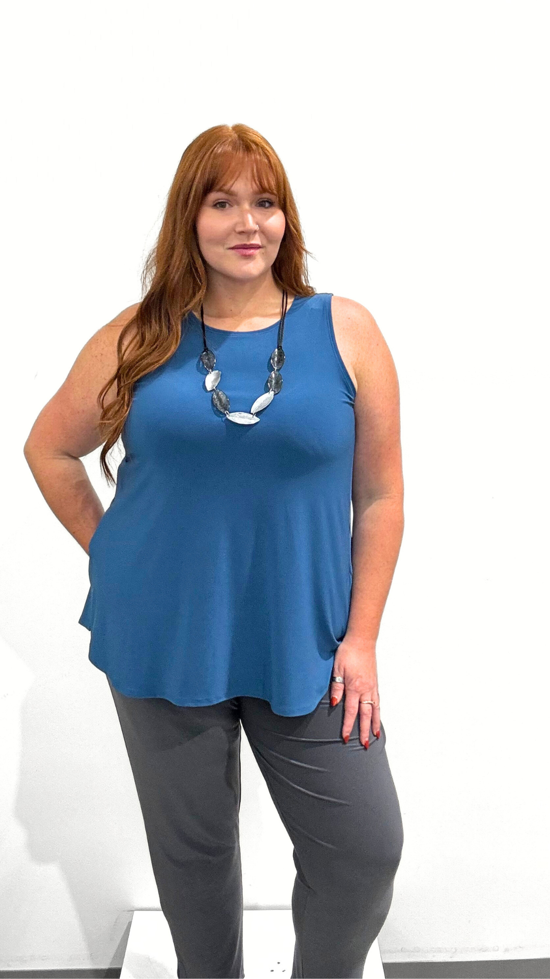 Sympli Sleeveless Go To Tee