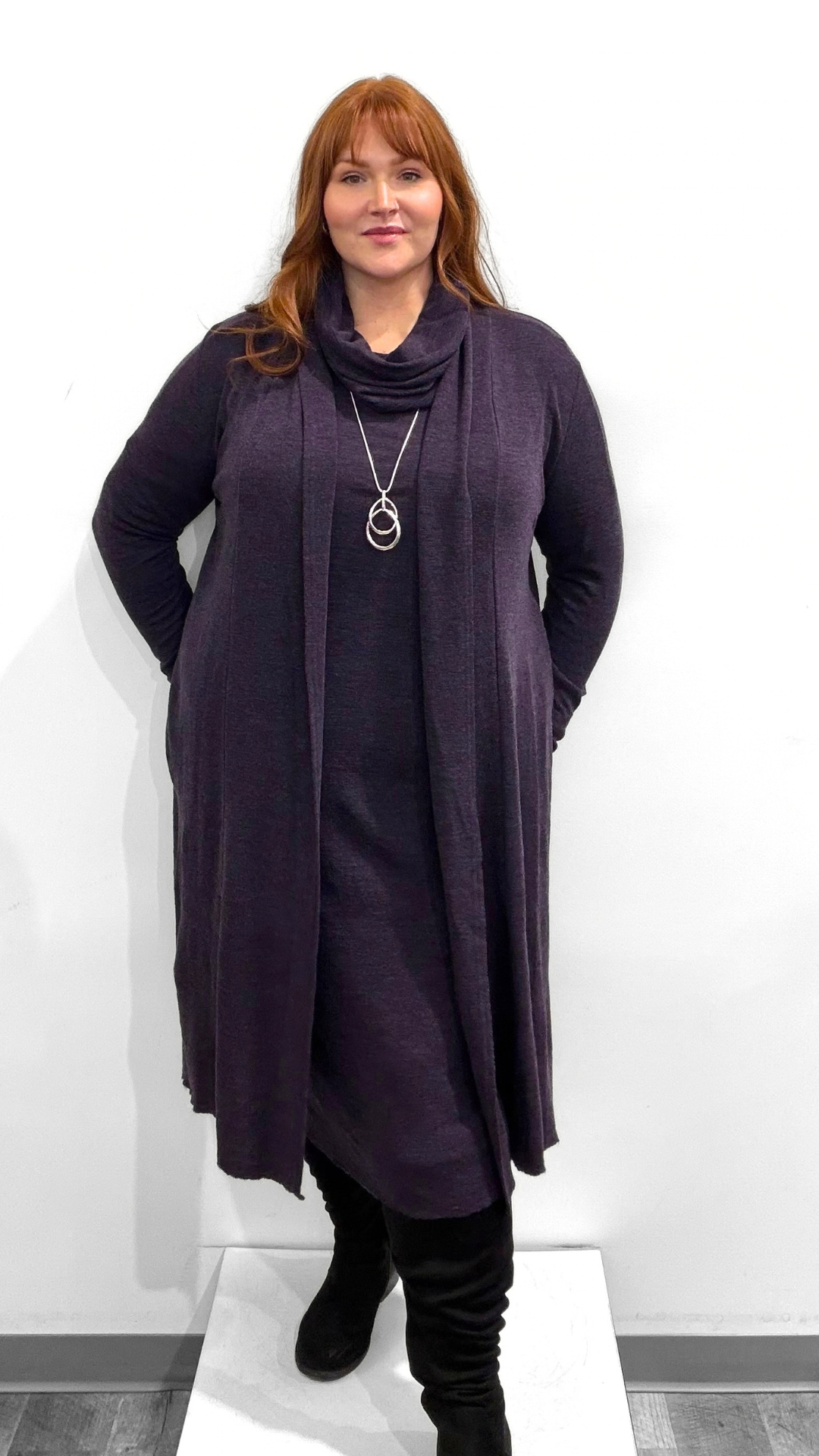 by basics Cardigan W Shawl Collar