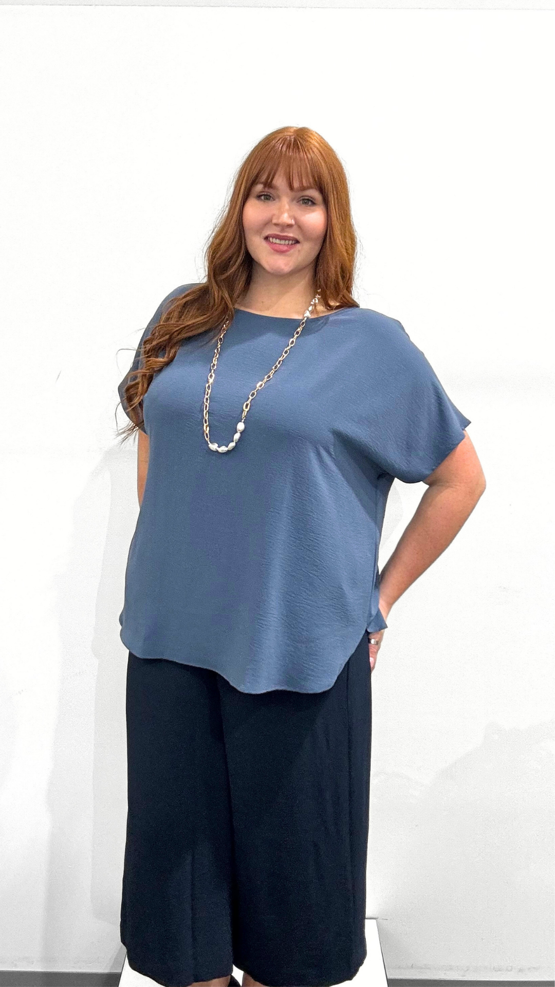 Mat Short Sleeve Blouse