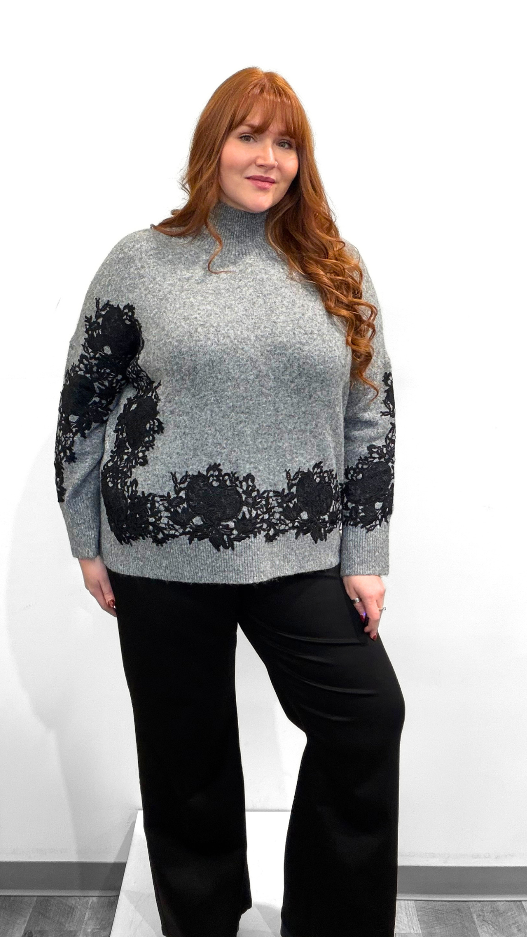 Joseph Ribkoff Mock Neck Sweater