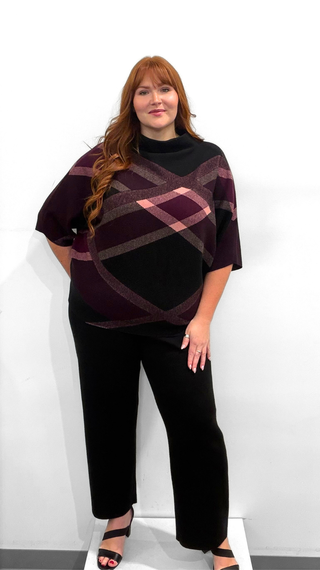 Joseph Ribkoff Mock Sweater