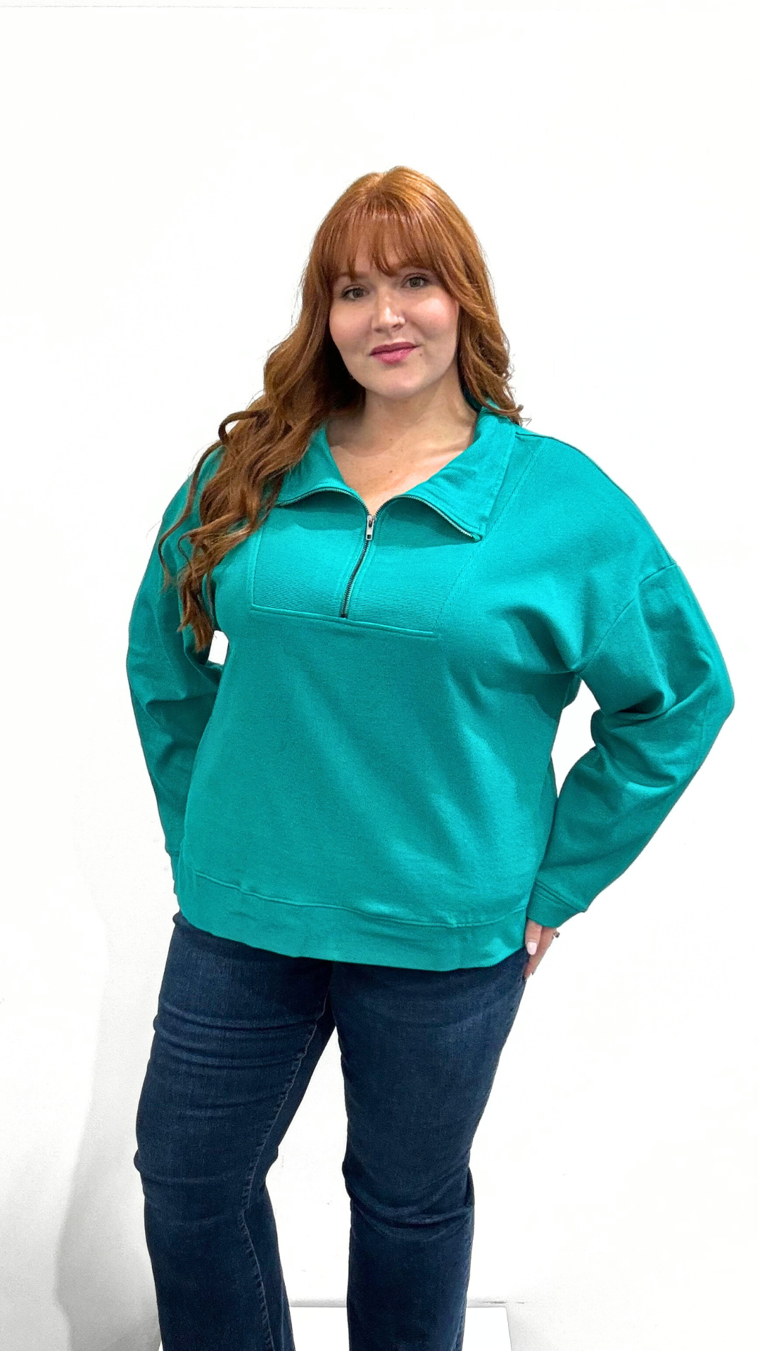 Orientique 3/4 Zip Sweatshirt