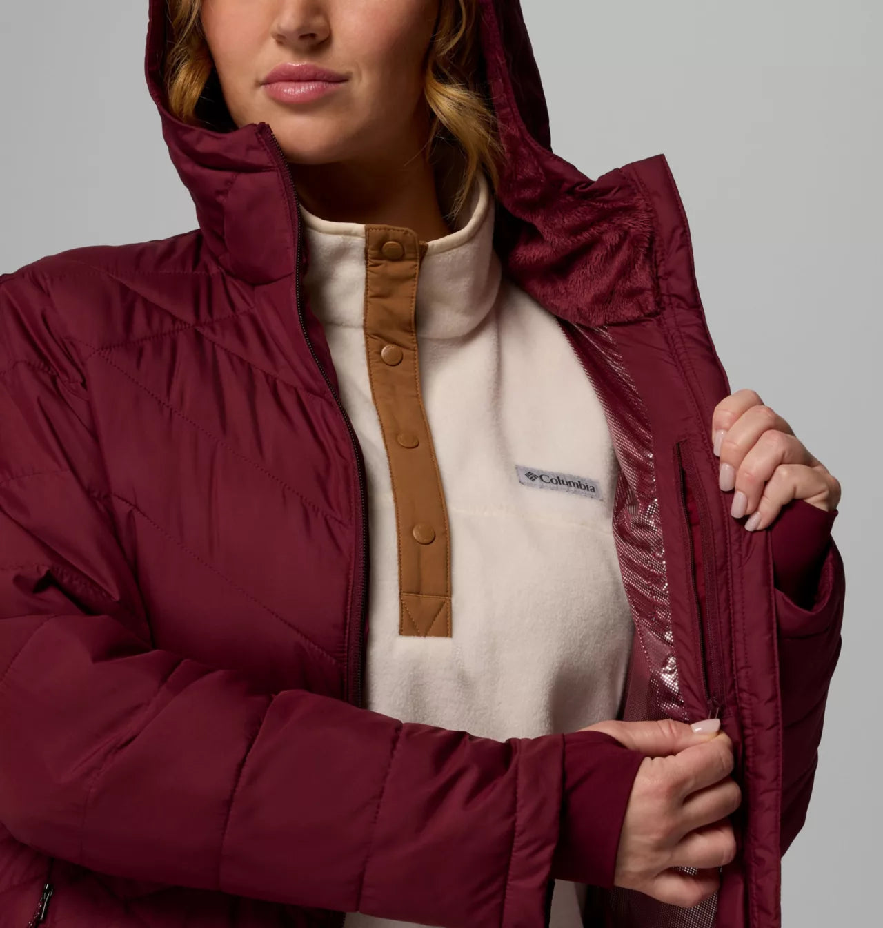 Columbia Heavenly Long Hooded Jacket