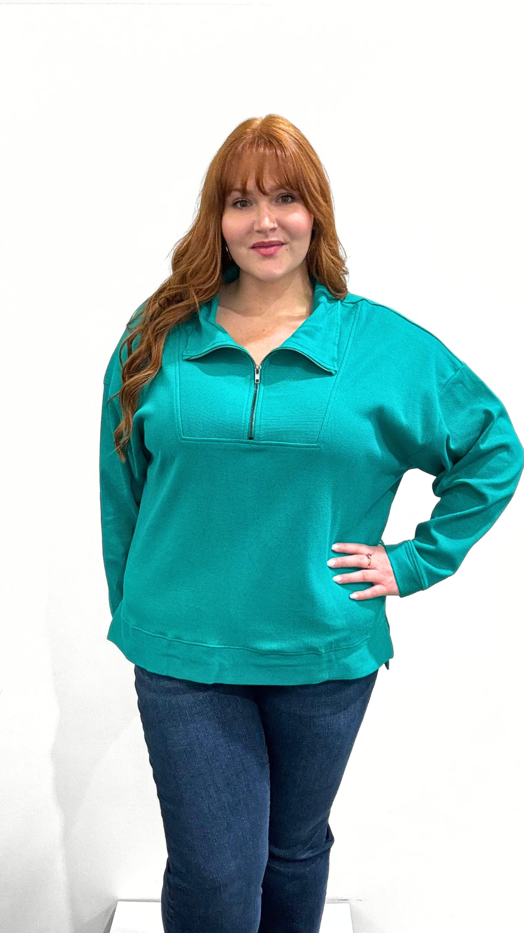 Orientique 3/4 Zip Sweatshirt