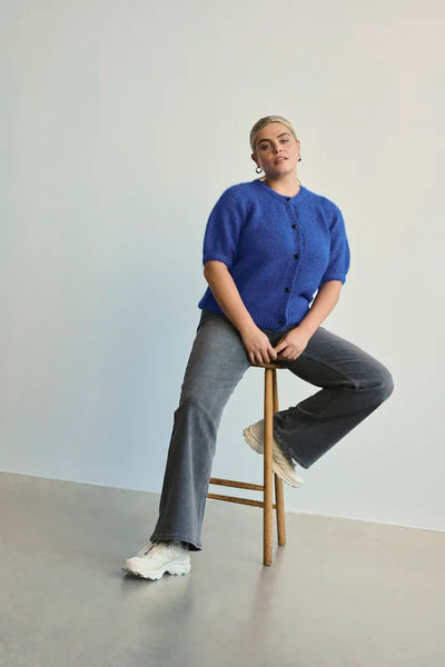 Kaffe Curve Sina High Waisted Flared Jeans