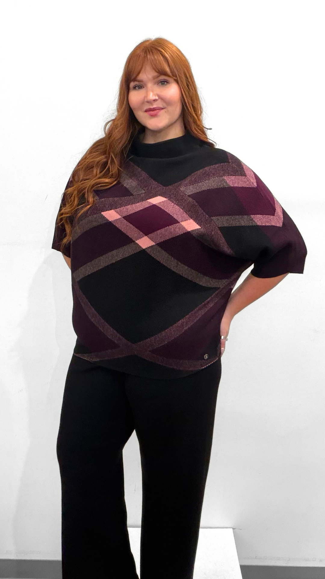 Joseph Ribkoff Mock Sweater