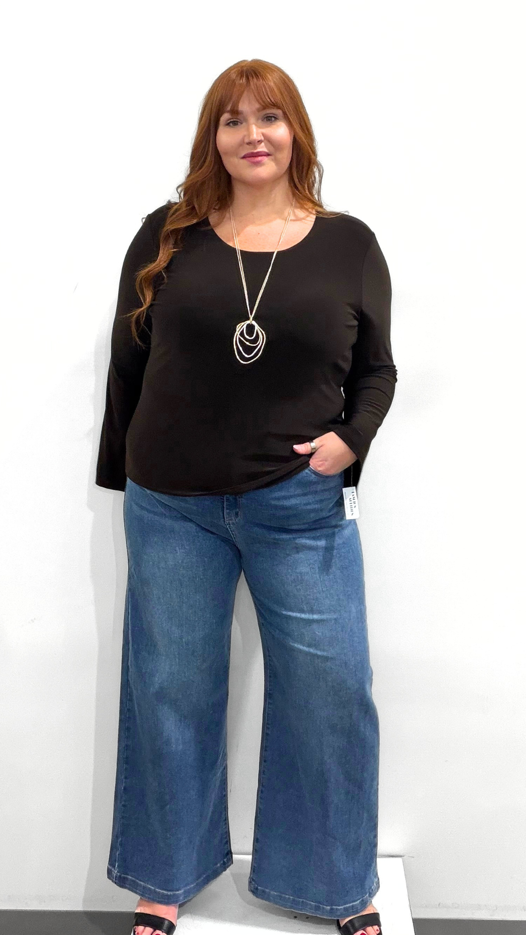 Frank Lyman Bell Sleeve Top