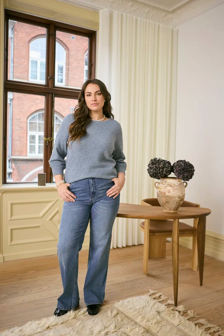 Kaffe Curve Flora Flare Long Jean