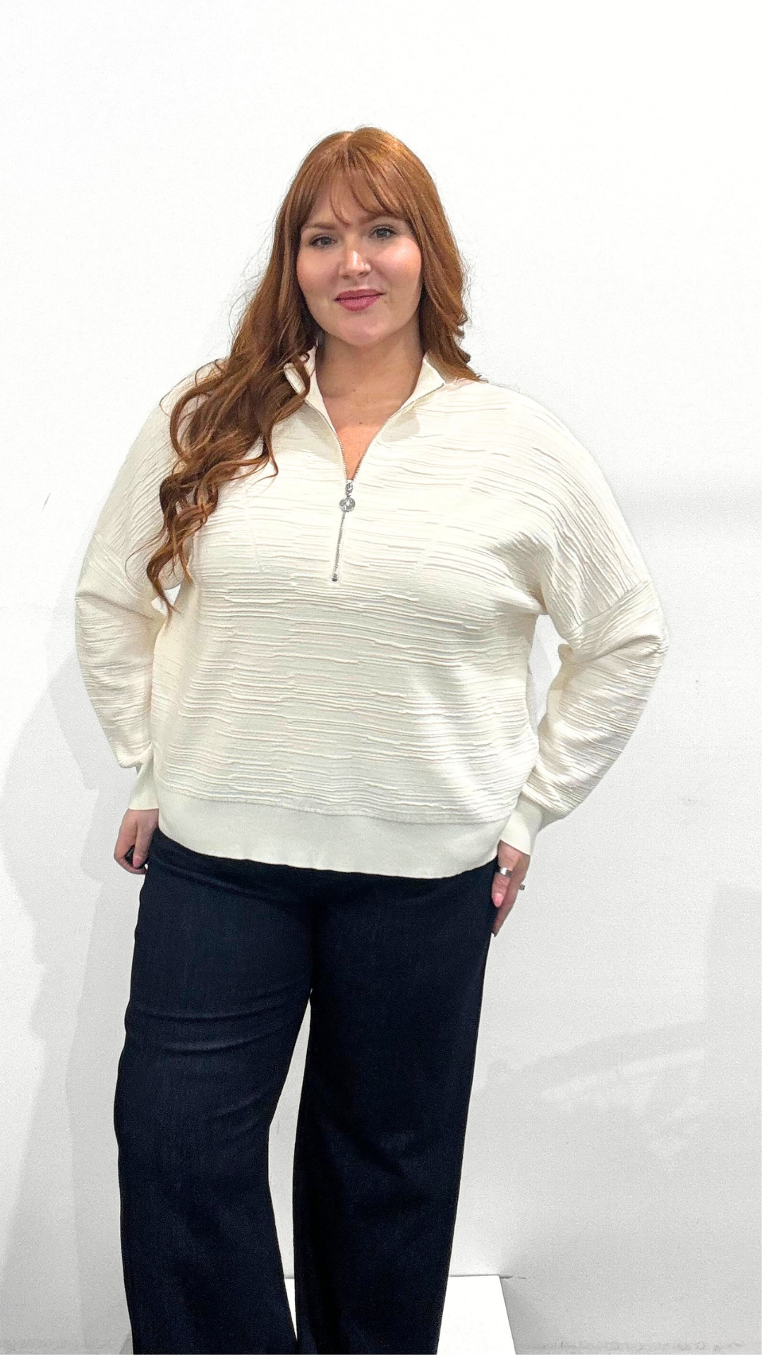 Joseph Ribkoff Zip Top