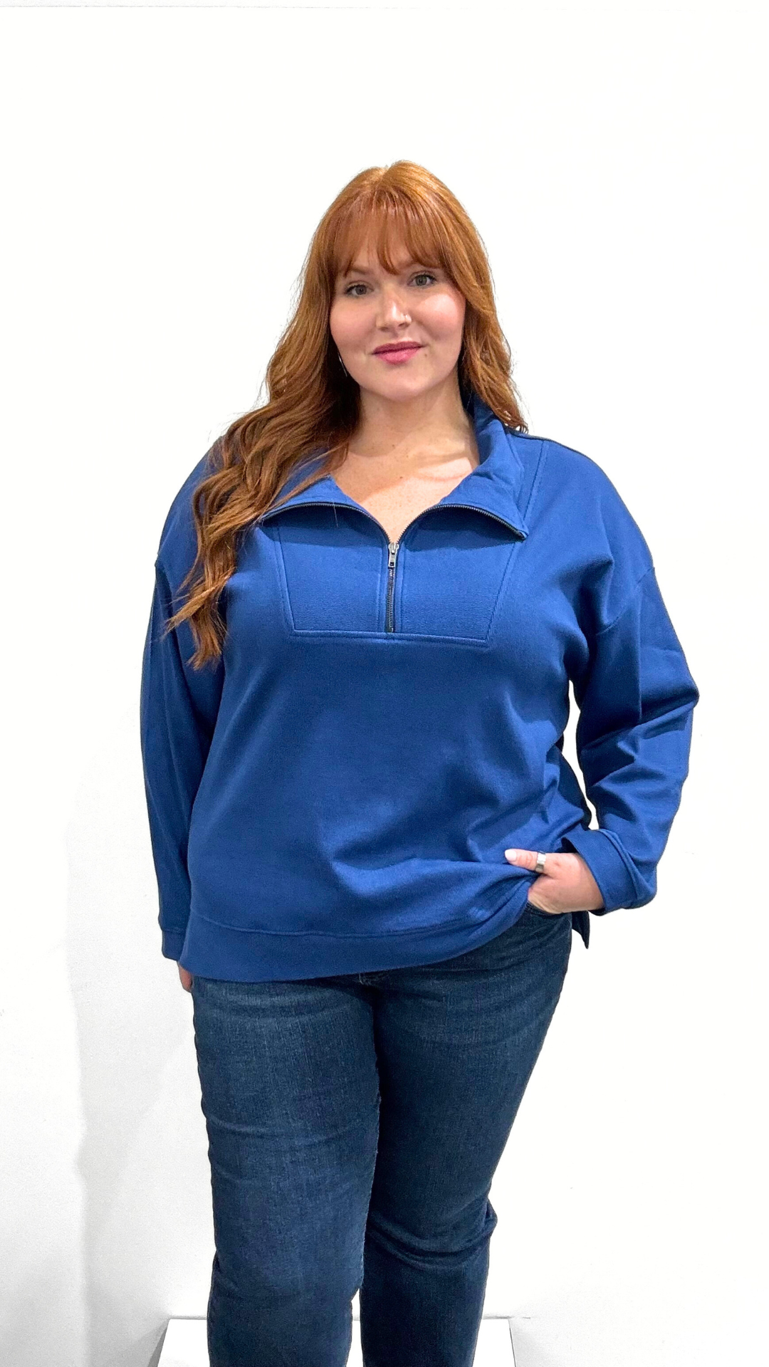 Orientique 3/4 Zip Sweatshirt