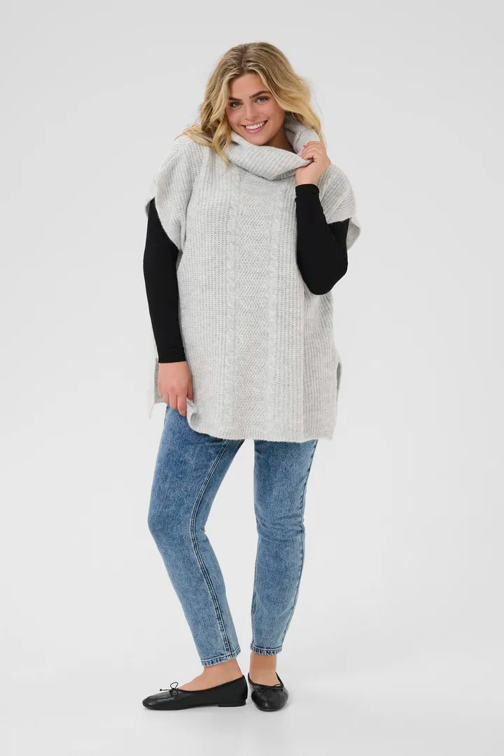 Kaffe Curve Mala Knit Poncho