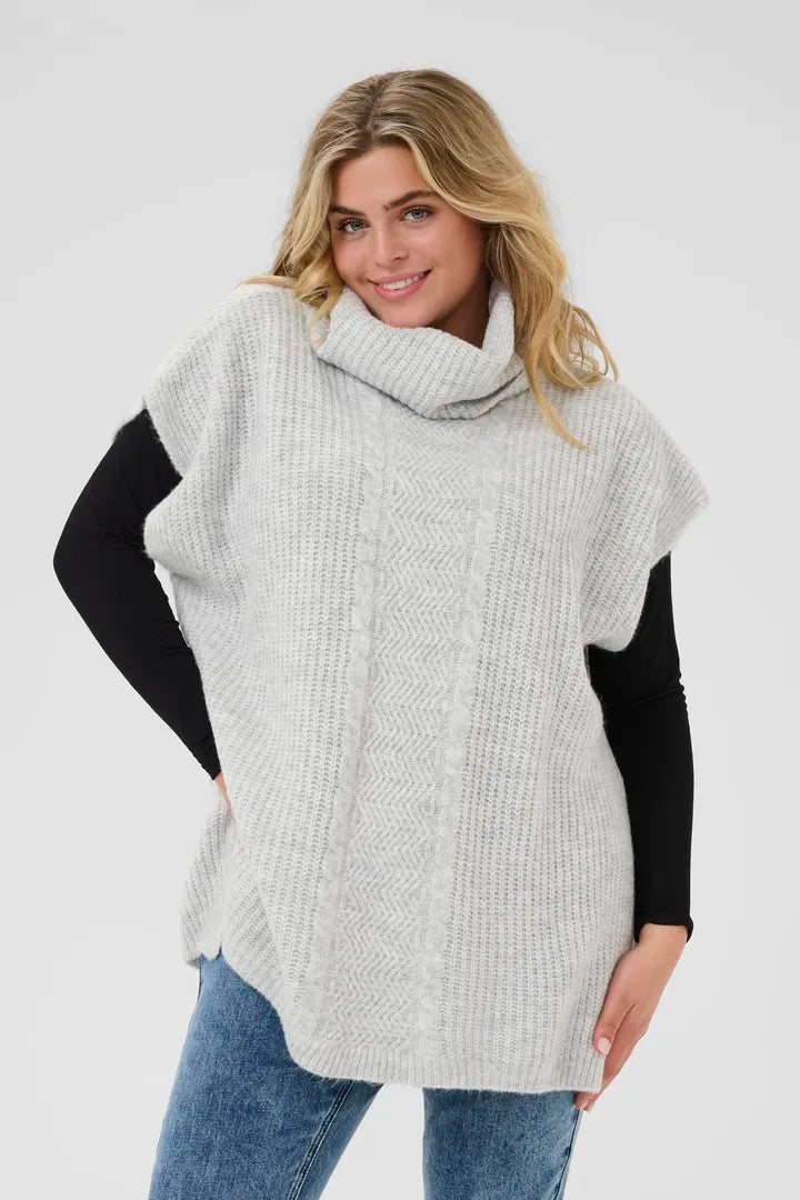 Kaffe Curve Mala Knit Poncho
