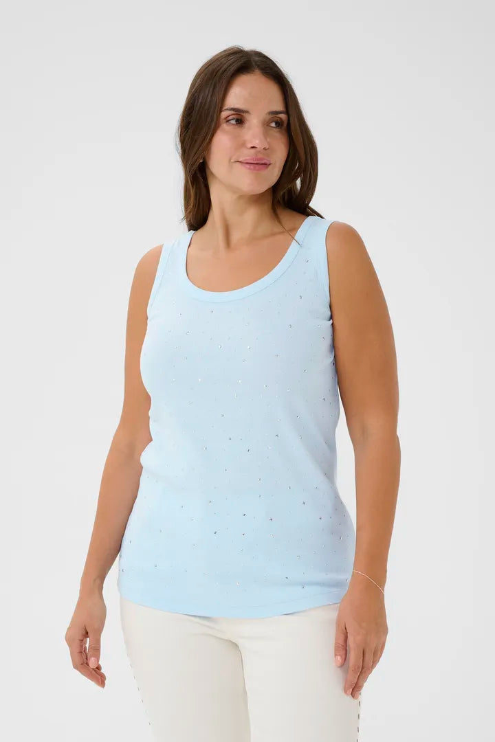 Kaffe Curve Carina Rinestone Top