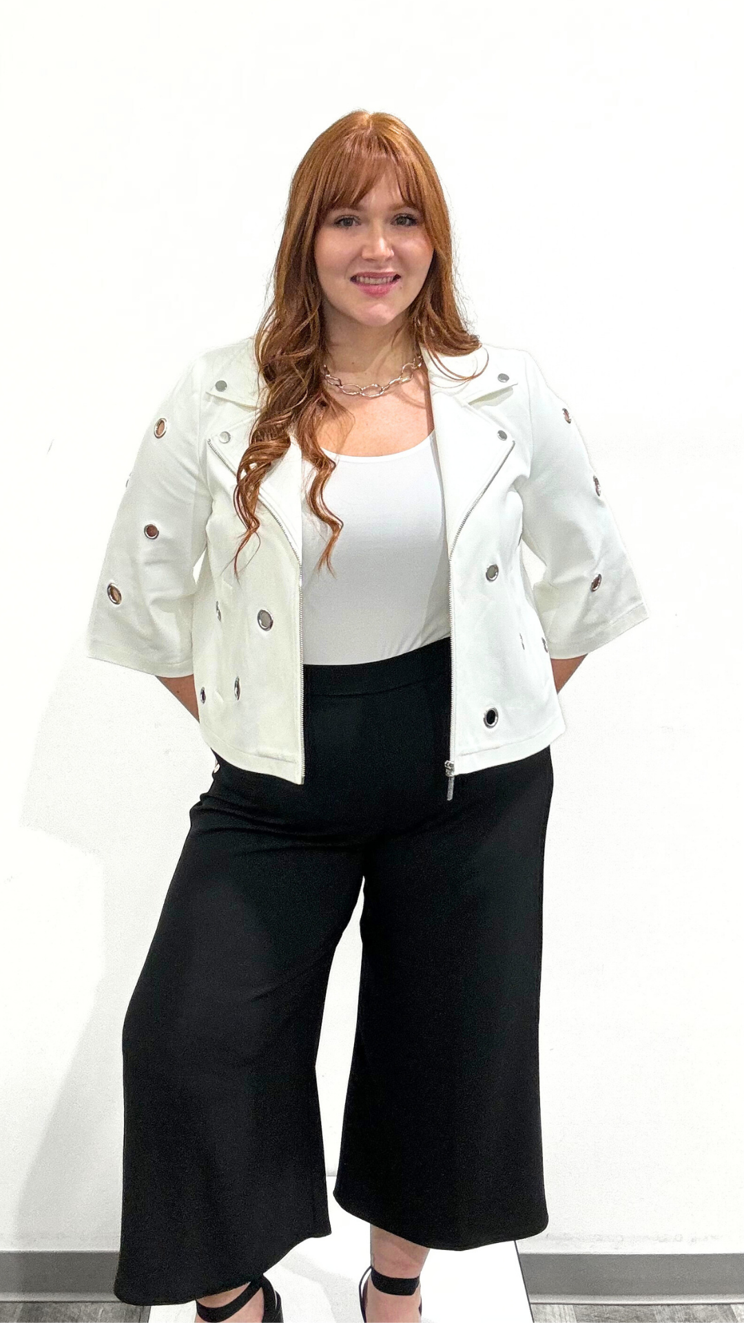Joseph Ribkoff Faux Suede Jacket
