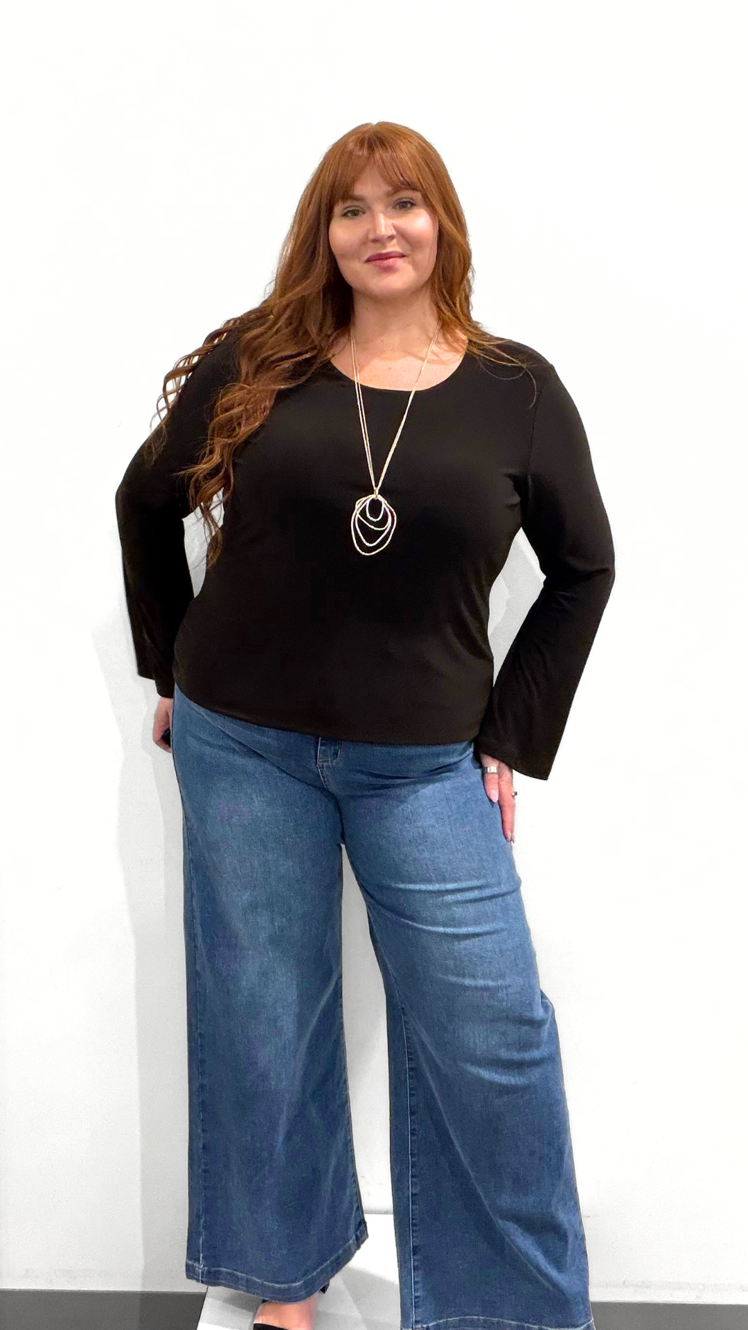 Frank Lyman Bell Sleeve Top