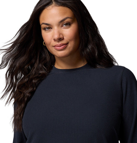 Columbia Brea Falls Grid Crew Long Sleeve