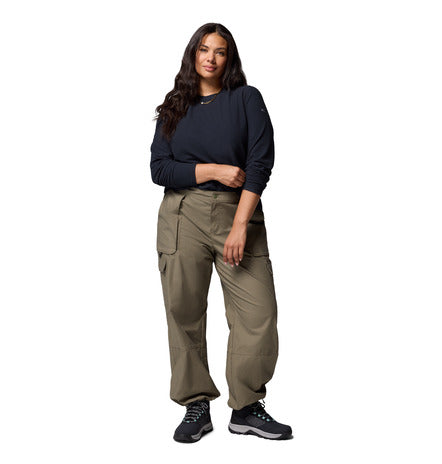 Columbia Brea Falls Grid Crew Long Sleeve