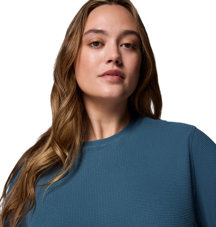 Columbia Brea Falls Grid Crew Long Sleeve