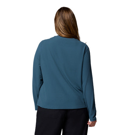Columbia Brea Falls Grid Crew Long Sleeve